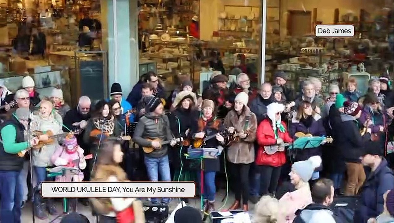 Ukulele day sing along.