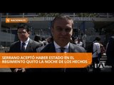 José Serrano comparece por denuncia de torturas a estudiantes del Mejía - Teleamazonas
