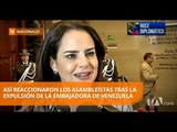 Asambleístas reaccionan a la expulsión de la Embajadora de Venezuela - Teleamazonas
