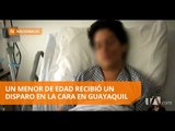 Joven recibió un disparo en la cara en Guayaquil -Teleamazonas