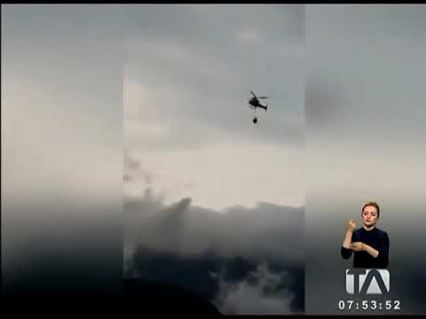 Incendio forestal en Baños puso en riesgo a especies de zoológico -Teleamazonas