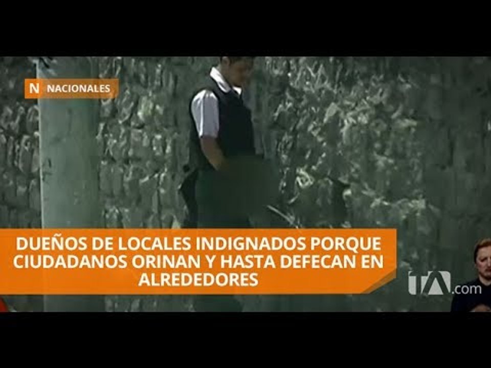Existen 3.000 puntos húmedos donde los ciudadanos orinan al aire libre - Teleamazonas