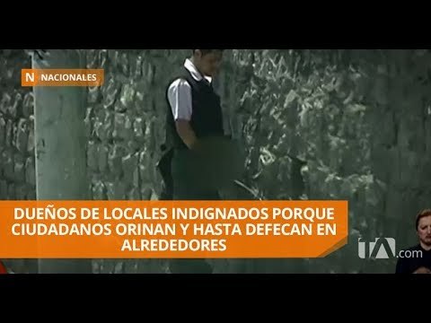 Existen 3.000 puntos húmedos donde los ciudadanos orinan al aire libre - Teleamazonas