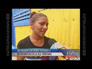 Balearon a tricimotero en la Isla Trinitaria