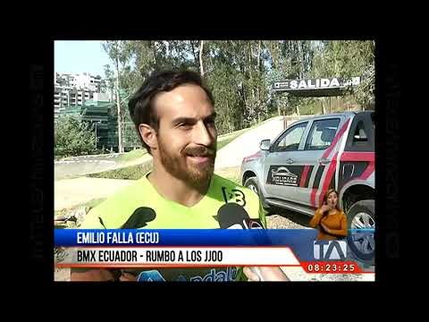 Emilio Falla entrena para los Juegos Olímpicos