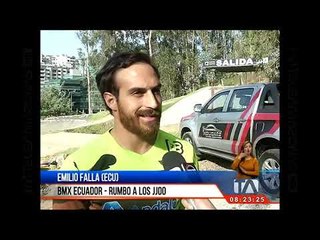 Emilio Falla entrena para los Juegos Olímpicos