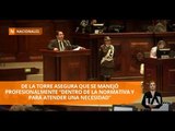 La Asamblea no censuró a exministro Carlos de la Torre - Teleamazonas