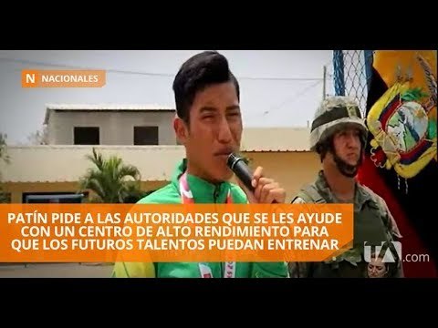 El medallista olímpico Óscar Patín recorrió varios cantones de Bolívar - Teleamazonas