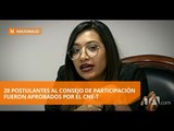 CNE-T aprobó 28 candidatos al Consejo de Participación Ciudadana - Teleamazonas