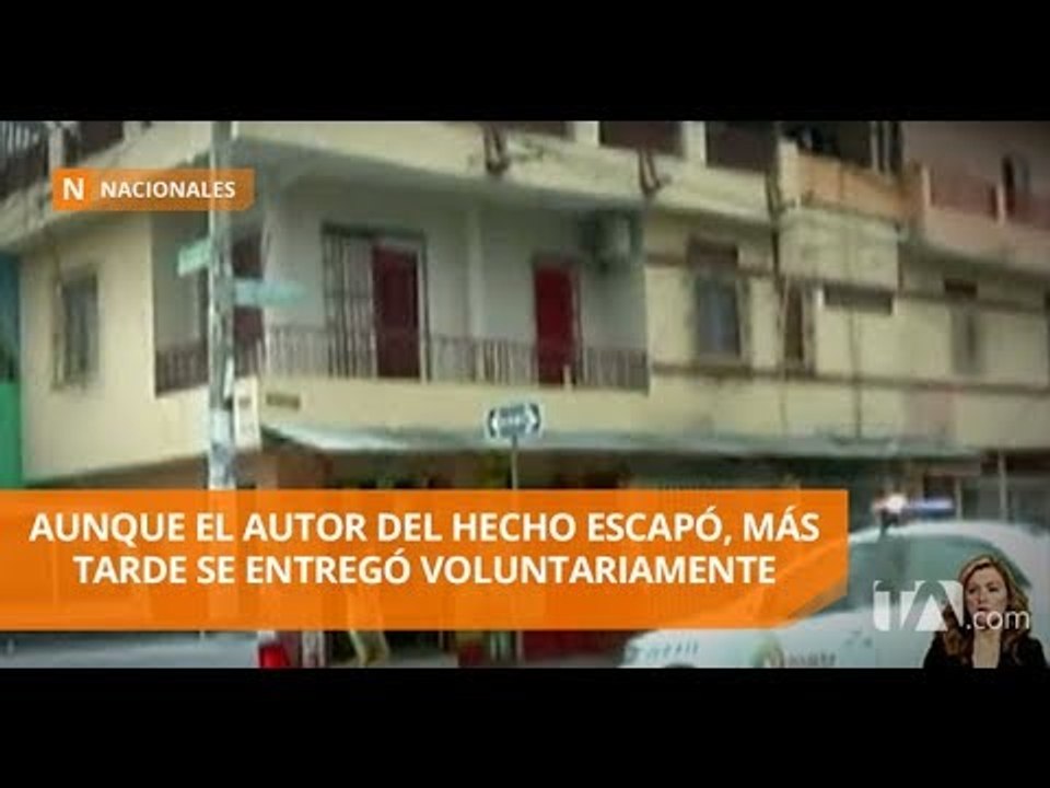 Una mujer recibió tres disparos por parte de su pareja - Teleamazonas