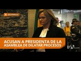 Asambleístas critican a presidenta del Legislativo - Teleamazonas
