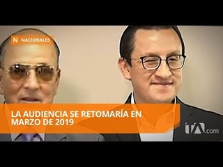 Video herunterladen: Suspenden audiencias de juzgamiento al exconsejero David Rosero - Teleamazonas