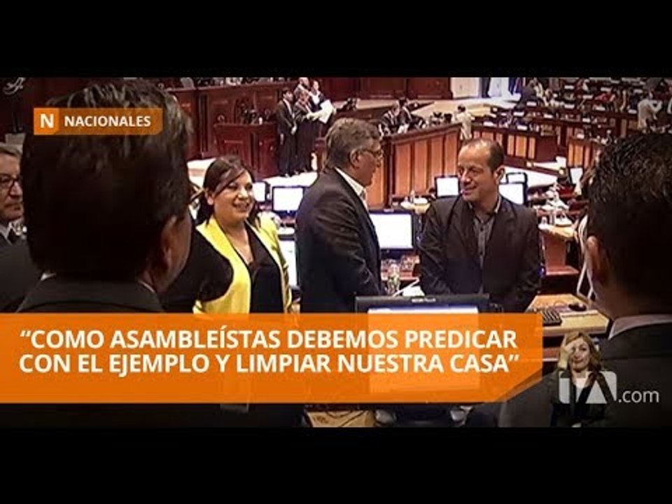 Legisladores no saben con cuántos votos se destituye a un asambleísta - Teleamazonas