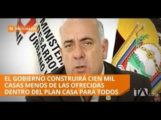 Culpan al anterior gobierno del futuro incumplimiento de viviendas - Teleamazonas