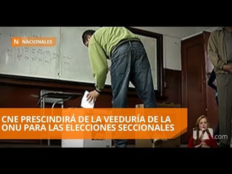 CNE realizará elecciones seccionales 2019 sin la veeduría de la OEA - Teleamazonas