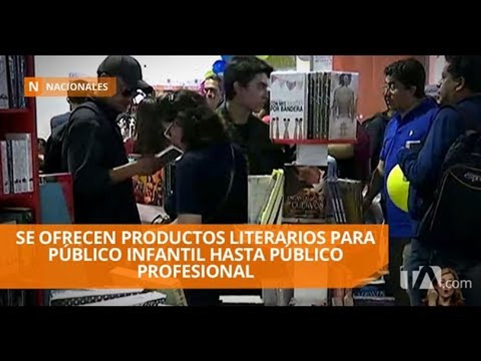 Cerca de 150.000 personas acudieron a la Feria Internacional del Libro - Teleamazonas