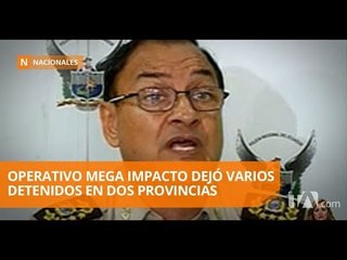 Descargar video: Operativo Mega Impacto dejó 19 detenidos  - Teleamazonas