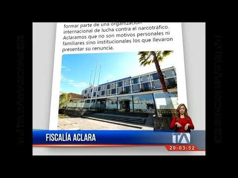 El motivo de la renuncia según la Fiscalía General del Estado - Teleamazonas