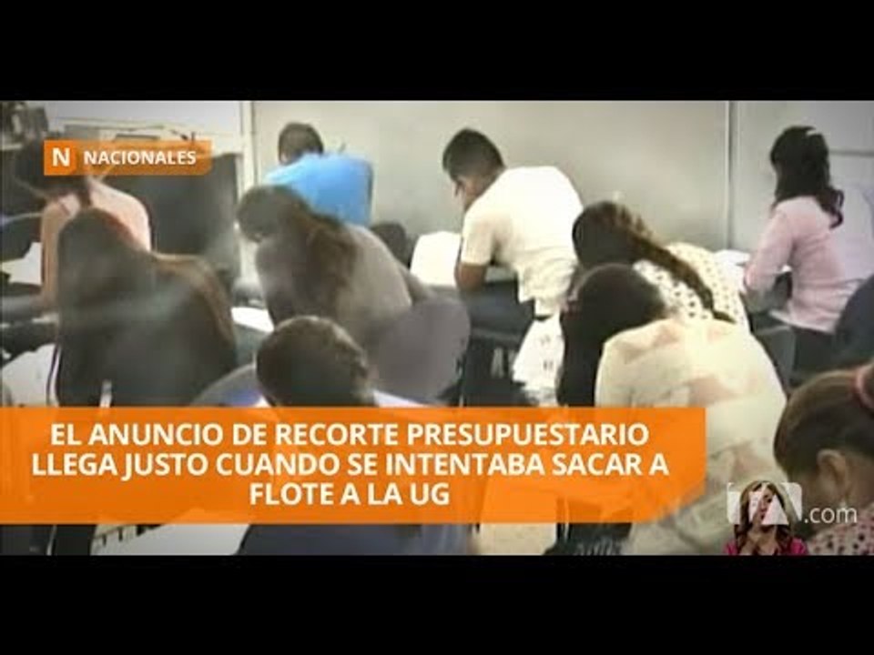 Rector de la UG pide revisar proforma presupuestaria 2019 - Teleamazonas