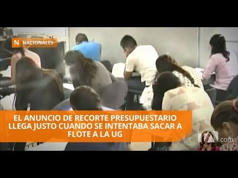 Rector de la UG pide revisar proforma presupuestaria 2019 - Teleamazonas