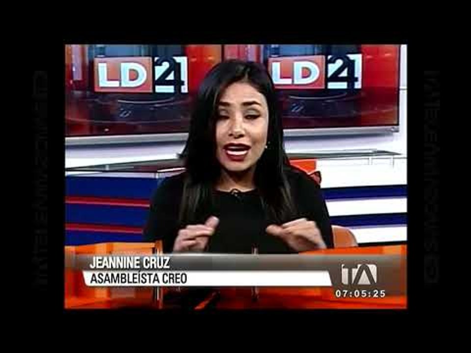 Entrevista a Jeannine Cruz, sobre informe en caso Gabela