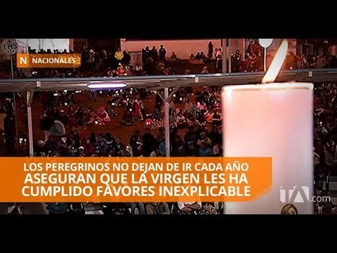 Miles de devotos en la Romería al Santuario de la Virgen de El Quinche - Teleamazonas