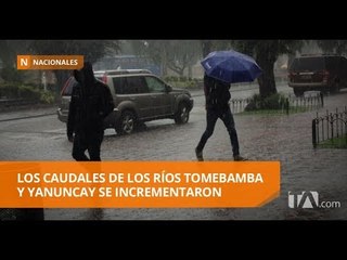 Fuerte lluvia dejó 12 viviendas inundadas en Cuenca - Teleamazonas