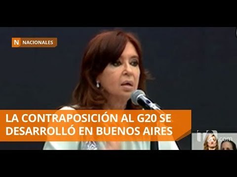 La contracumbre al G20 se realizó con presidentes de izquierda - Teleamazonas