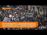 Universitarios marcharon contra la proforma presupuestaria 2019 - Teleamazonas