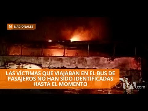 Siete muertos y cuatro heridos en triple choque - Teleamazonas
