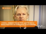Assange deberá pagar por sus gastos en la Embajada de Ecuador en Londres - Teleamazonas