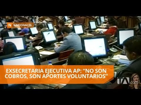 Exasambleístas de AP confirman pagos para actividades partidistas - Teleamazonas