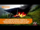 La policía destruye 15 laboratorios de droga en el sur del país  - Teleamazonas