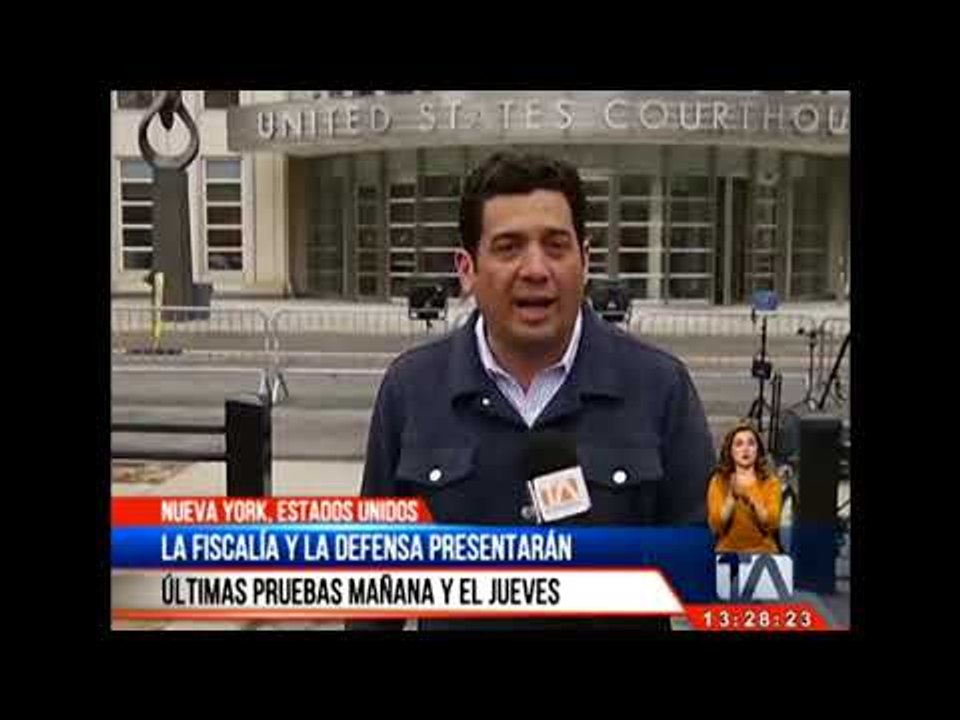 La Fiscalía y la defensa presentarán últimas pruebas en el juicio de “El Chapo” Guzmán -Teleamazonas