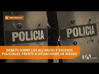 Скачать видео: Labor y acciones policiales están en debate público - Teleamazonas