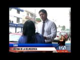 Delincuente golpeó a una mujer que no se dejó robar -Teleamazonas