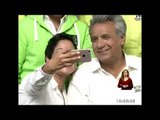 El presidente Moreno concedió una entrevista a la cadena CNN -Teleamazonas