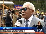 1 350 niños de Fundación Olimpiadas Especiales recibieron un agasajo -Teleamazonas