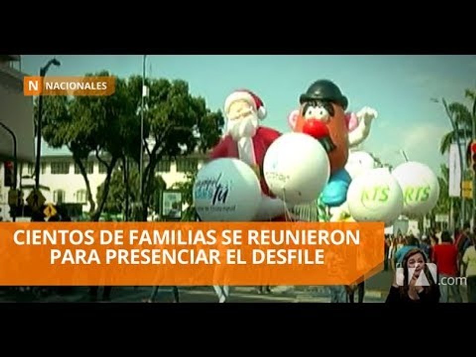 Guayaquileños disfrutaron del desfile de globos - Teleamazonas