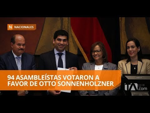 Otto Sonnenholzner es el tercer vicepresidente en menos de 2 años - Teleamazonas
