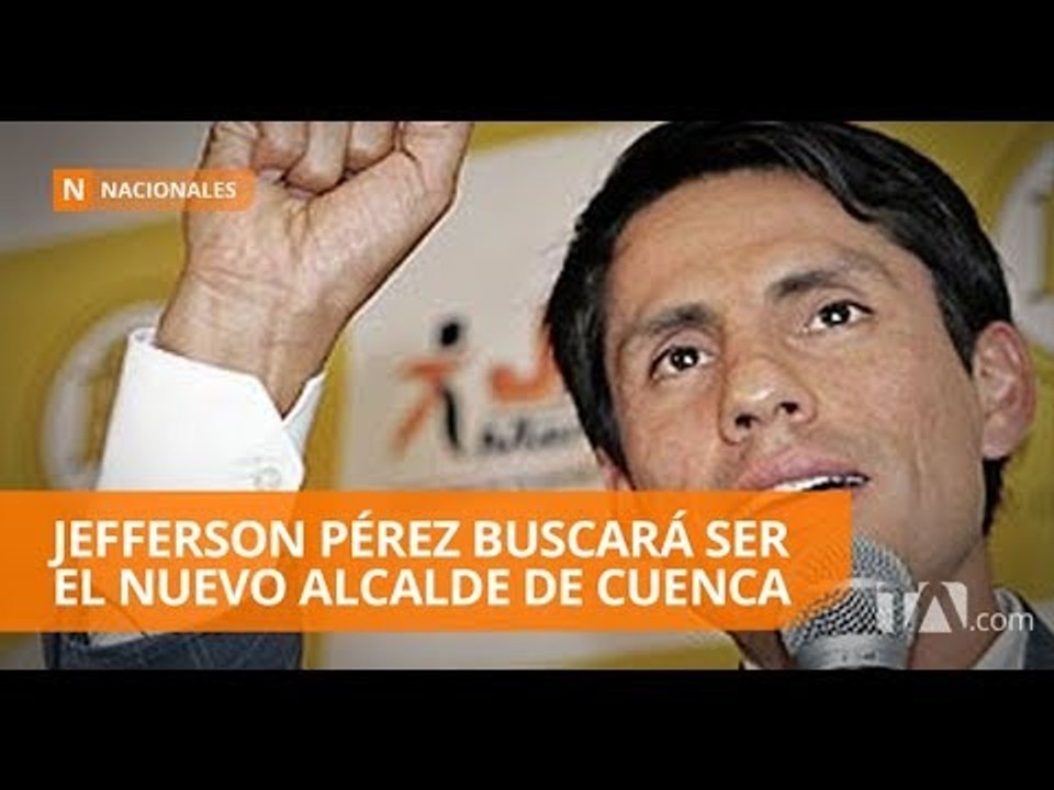 El medallista olímpico Jefferson Pérez buscará ser alcalde de Cuenca - Teleamazonas
