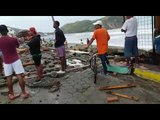 Desastre en Súa por fuerte oleaje - Teleamazonas