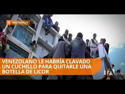 Ciudadanos marcharon para protestar por muerte de un joven - Teleamazonas
