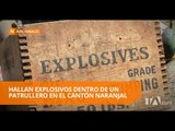 Hallan material explosivo en patrullero de la CTE - Teleamazonas