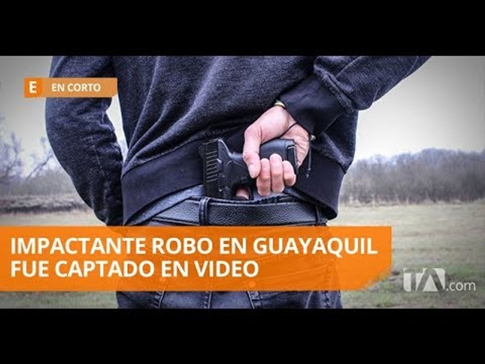 Tres delincuentes robaron un almacén de electrodomésticos - Teleamazonas