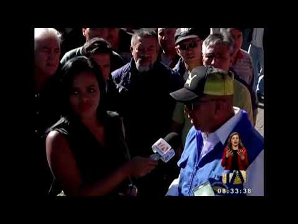 Transportistas escolares protestan por incremento de los combustibles  -Teleamazonas