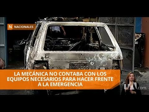 Pánico por incendio cercano a una gasolinera del sur de la ciudad - Teleamazonas