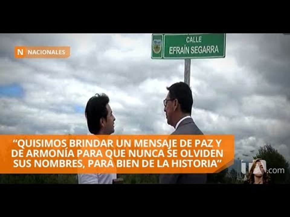 Calles ahora llevan el nombre de militares y de equipo de El Comercio  - Teleamazonas