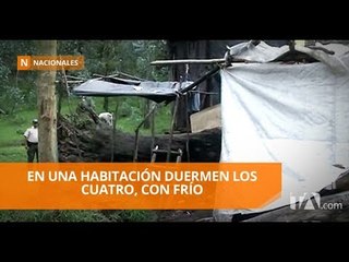 Una familia vive dos años en el bosque ubicado en El Trébol - Teleamazonas