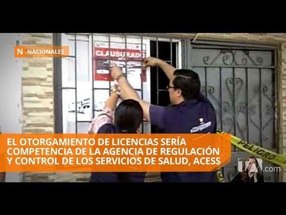 Se emprenderán operativos para clausurar clínicas clandestinas - Teleamazonas